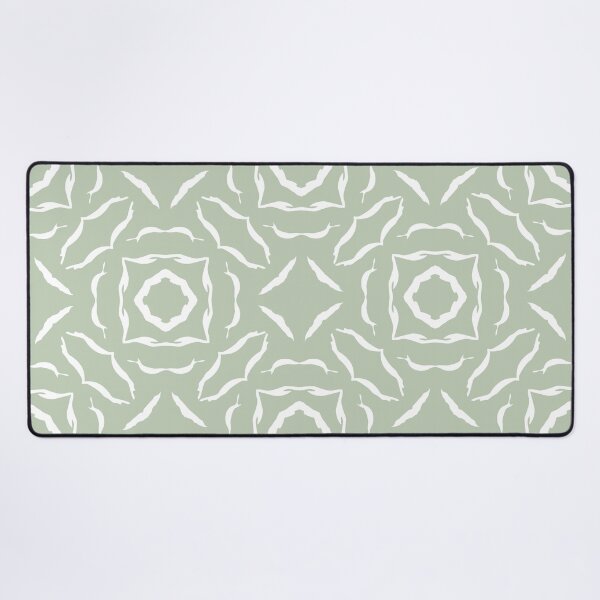 Item preview, Floating Shapes Lace Pattern Mint designed and sold by AnaZugelj.