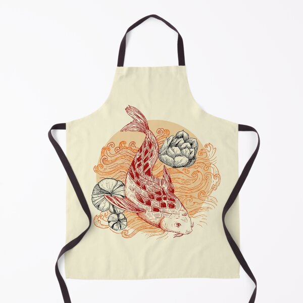 Item preview, Koi Fish and lotus flowers designed and sold by Rômulo Queiroz.