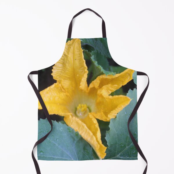 Item preview, Orange-Yellow Courgette Flower Shrub Photograph designed and sold by taiche.