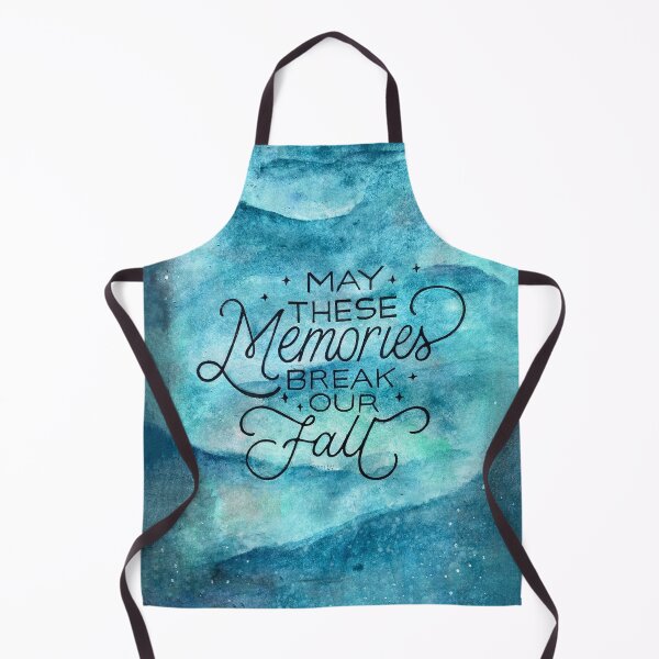 Item preview, May These Memories Break Our Fall Long Live Watercolor Lettering Handlettering Illustration Painting Lyric Quote Nostalgic designed and sold by Amber Liu.