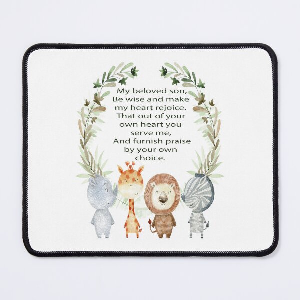 Item preview, "Be Wise, My Son" Spiral Notebook designed and sold by crafts-gift.