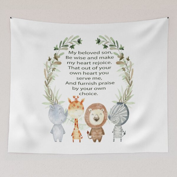 Item preview, "Be Wise, My Son" Spiral Notebook designed and sold by crafts-gift.