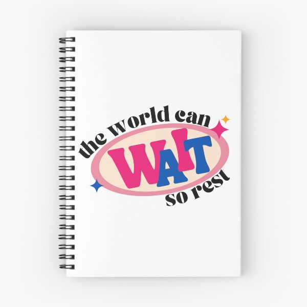 Item preview, The world can wait so rest designed and sold by wordsup.