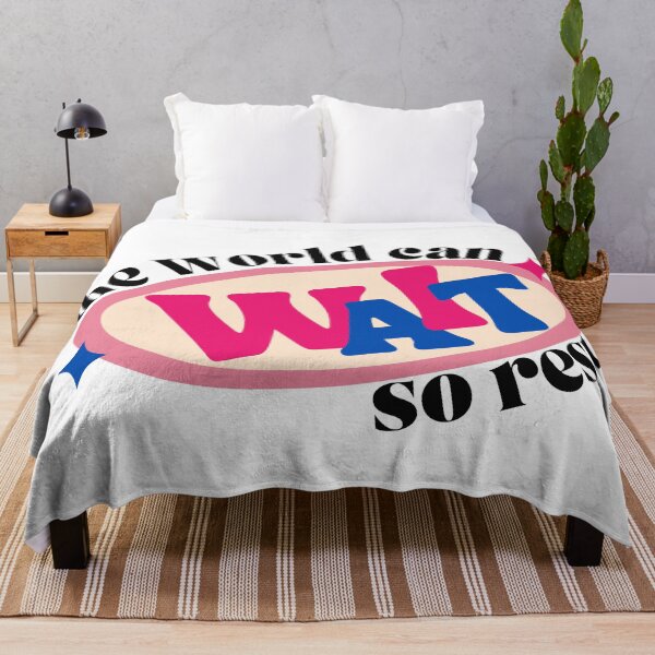 Item preview, The world can wait so rest designed and sold by wordsup.