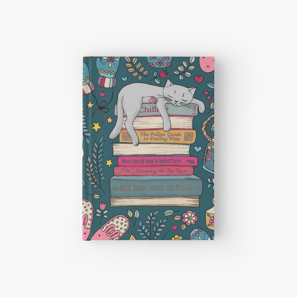 How to Hygge Like a Cat Hardcover Journal