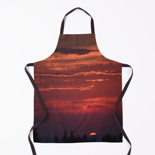 Item preview, Red sunset with trees designed and sold by enchantedvibes.