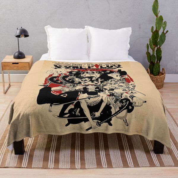 Portgas D Ace Sabo And Luffy One Piece Anime Fleece Blanket One Piece  Merchandise  Wiseabe Apparels