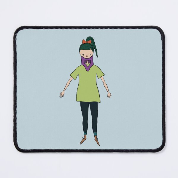 Item preview, Cute Girl With Neck Brace (blue) designed and sold by misslovelymess.