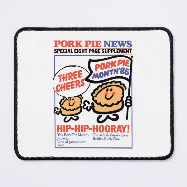 Item preview, PORK PIE MONTH 1985 - ADVERT designed and sold by ThrowbackAds.