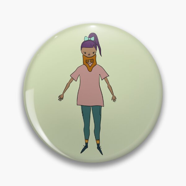 Item preview, Cute Girl With Neck Brace (green) designed and sold by misslovelymess.