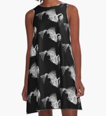 CREEPY FISH - Art By Kev G A-Line Dress