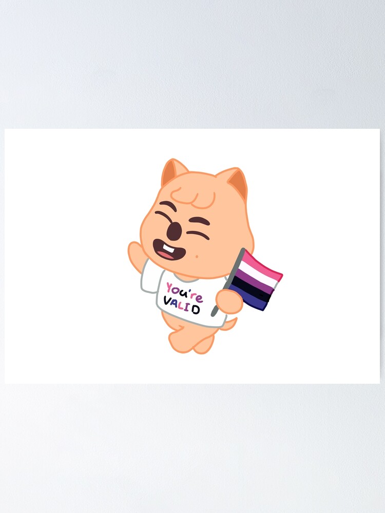 STRAY KIDS (SKZOO) Han Quokka Pride You're Valid | Poster