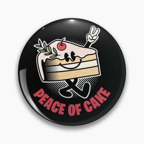 Item preview, Cake - A Peace of Cake designed and sold by retrippy.