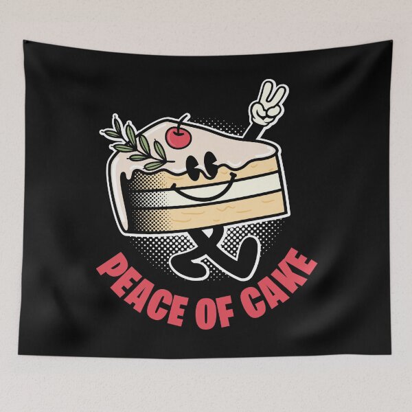 Item preview, Cake - A Peace of Cake designed and sold by retrippy.