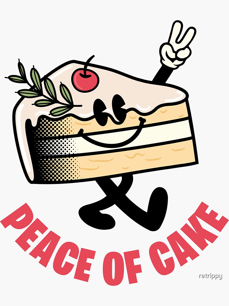 Peace Cake Chocolate Cake Cream Burning Stock Vector (Royalty Free)  559546474 | Shutterstock