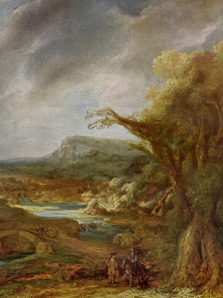 Stolen Art - Landscape with an Obelisk by Govert Flinck by podartist