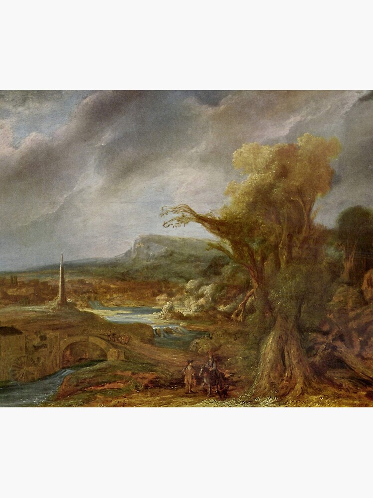 Stolen Art - Landscape with an Obelisk by Govert Flinck by podartist