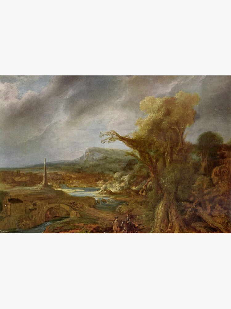 Stolen Art - Landscape with an Obelisk by Govert Flinck by podartist