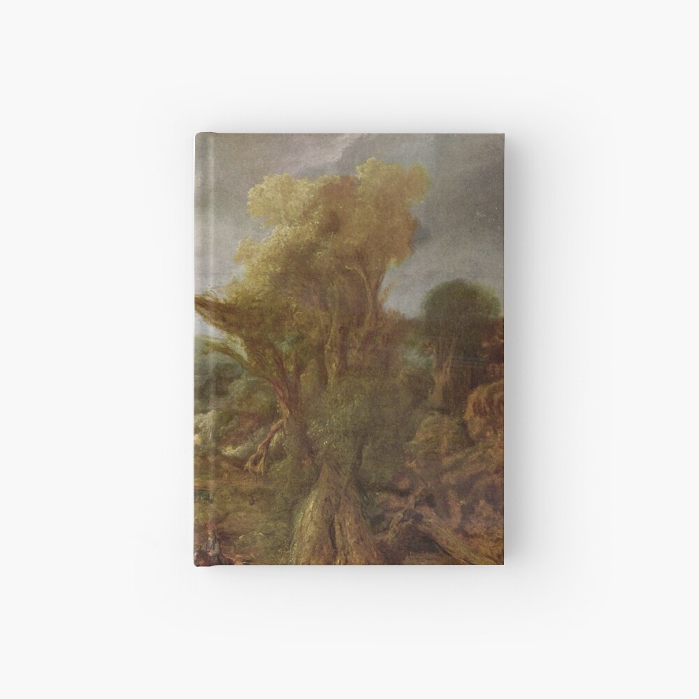 Stolen Art - Landscape with an Obelisk by Govert Flinck Hardcover Journal