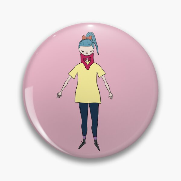 Item preview, Cute Girl With Neck Brace (pink) designed and sold by misslovelymess.