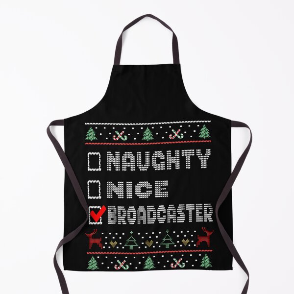 Item preview, Naughty Nice Broadcaster, Matching Christmas Group Pajama design designed and sold by Merchking1.