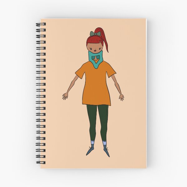 Item preview, Cute Girl With Neck Brace (orange) designed and sold by misslovelymess.