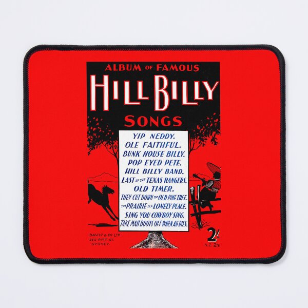 Item preview, ALBUM OF FAMOUS HILL BILLY SONGS designed and sold by ThrowbackAds.