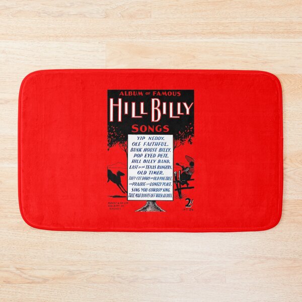 Item preview, ALBUM OF FAMOUS HILL BILLY SONGS designed and sold by ThrowbackAds.