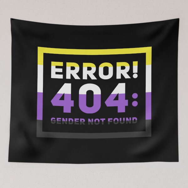 Item preview, Error! 404: Gender not found (version 2) designed and sold by marieby.