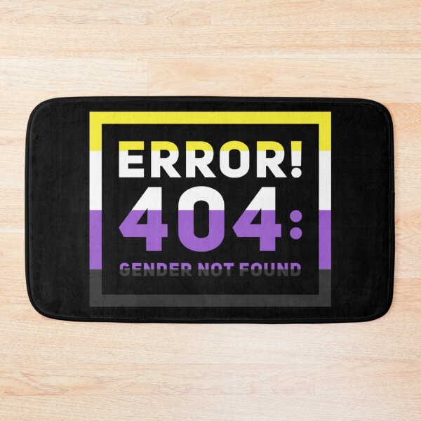 Item preview, Error! 404: Gender not found (version 2) designed and sold by marieby.