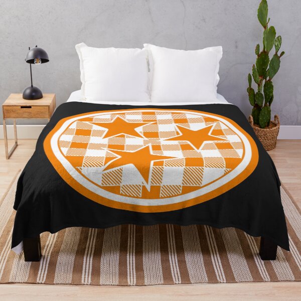 Item preview, Orange Buffalo Plaid Tennessee TriStar designed and sold by JoBella-Designs.