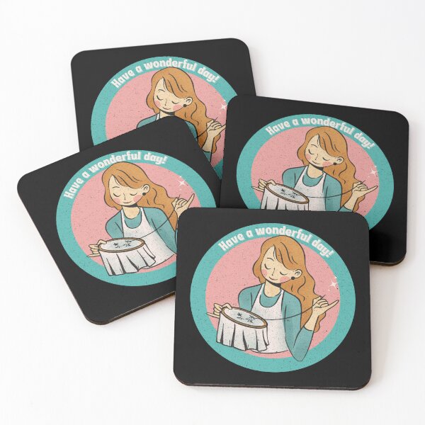 Item preview, Embroidering - Have a Wonderful Day! designed and sold by RoughShirts.