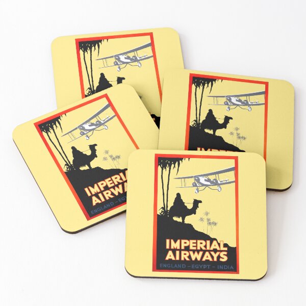 Item preview, IMPERIAL AIRWAYS - ENGLAND EGYPT INDIA designed and sold by ThrowbackAds.