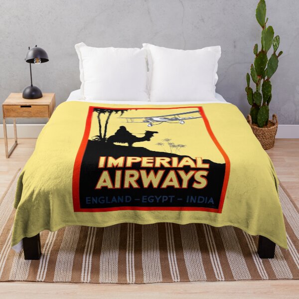 Item preview, IMPERIAL AIRWAYS - ENGLAND EGYPT INDIA designed and sold by ThrowbackAds.