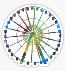Technicolor Ferris Wheel Sticker