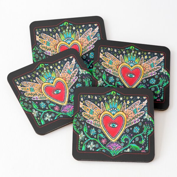 Item preview, Mexican Heart Evil Eye designed and sold by artenvironments.