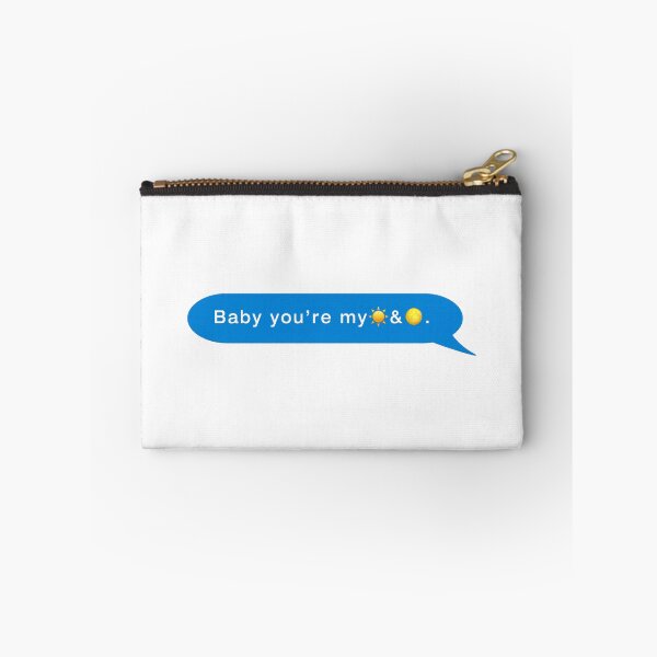 Item preview, "Baby you're my sun & moon" || Anees Text design designed and sold by rapispunk.