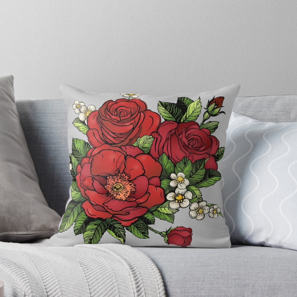 Item preview, Throw Pillow designed and sold by salomemika.