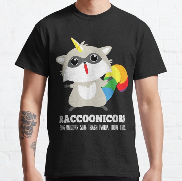 colorful raccoon Classic T-Shirt