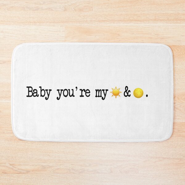 Item preview, "Baby you're my sun & moon" || Anees Typewritter design designed and sold by rapispunk.