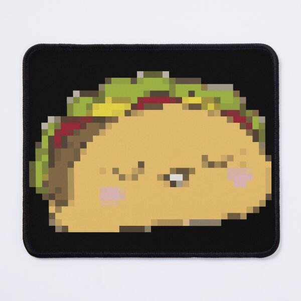 Item preview, Cute pixel art taco designed and sold by PrintsyGal.
