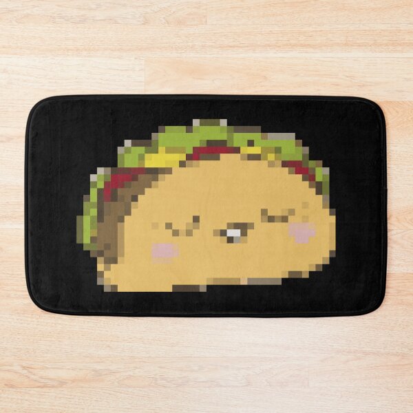 Item preview, Cute pixel art taco designed and sold by PrintsyGal.