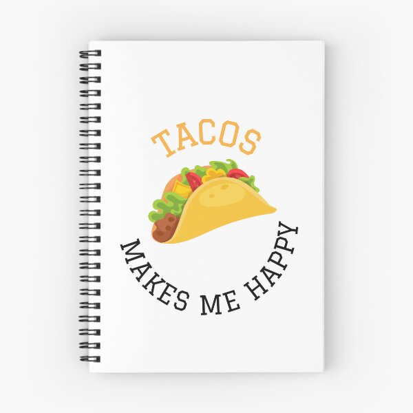 Item preview, tacos makes me happy designed and sold by StylishhCat.