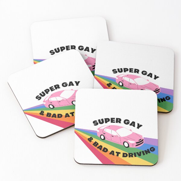 Item preview, super gay & bad at driving designed and sold by evaendahl.