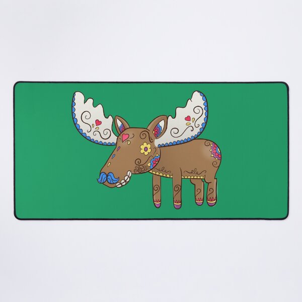 Item preview, Cute Sugar Skull Animal Day of the Dead Moose designed and sold by abowersock.