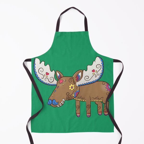 Item preview, Cute Sugar Skull Animal Day of the Dead Moose designed and sold by abowersock.