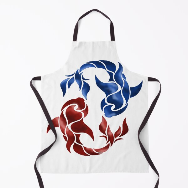 Item preview, two playful fish in blue and red designed and sold by octo-PS.
