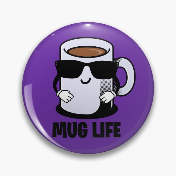 Item preview, Mug Life Funny Mug Pun designed and sold by retrippy.