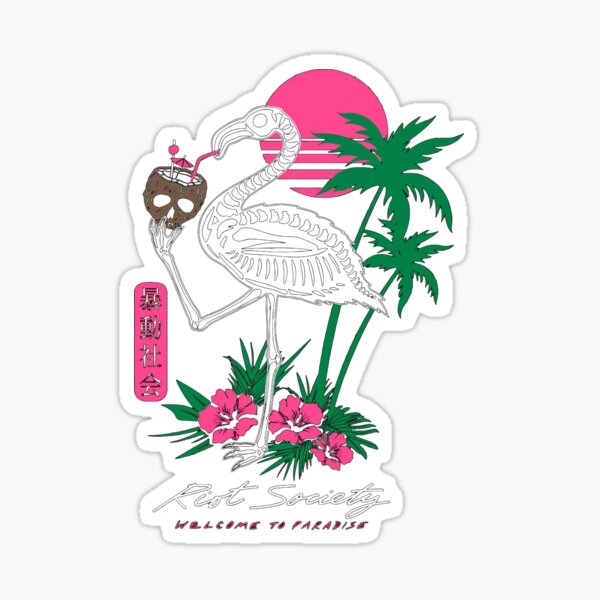 Item preview, Flamingo Welcome To Paradise designed and sold by Reginaldberman.