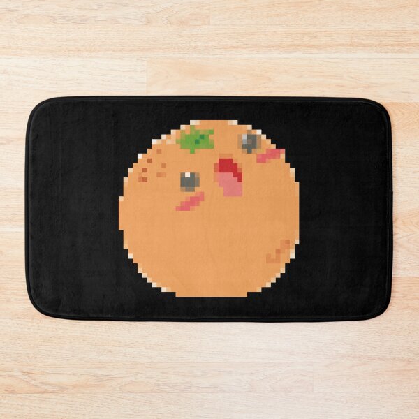Item preview, Cute pixel art orange fruit designed and sold by PrintsyGal.